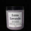 Luna lavanda candle
