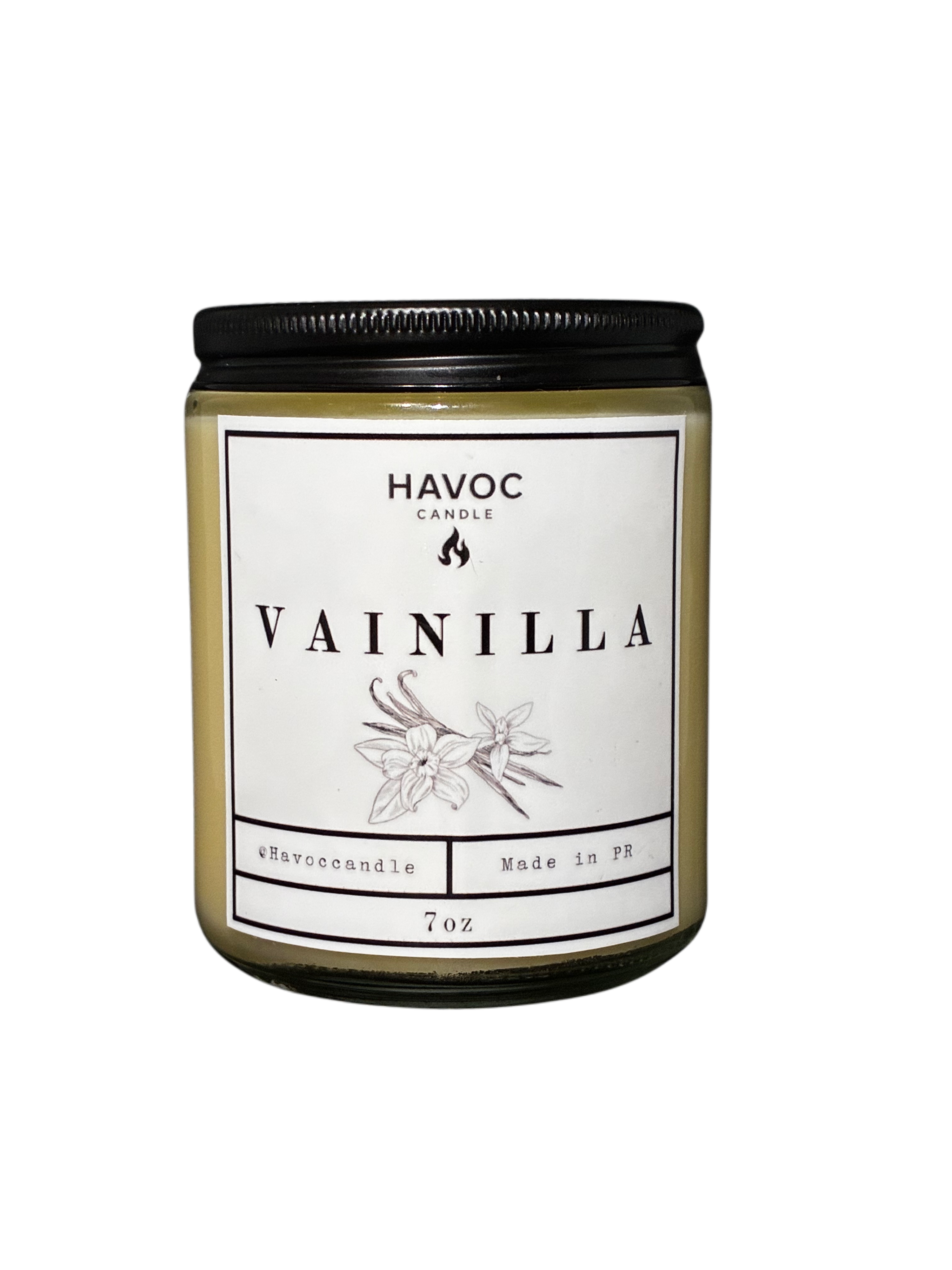 Vanilla candle